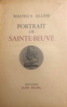 p Portrait de p p Sainte Beuve p p Allem Maurice p