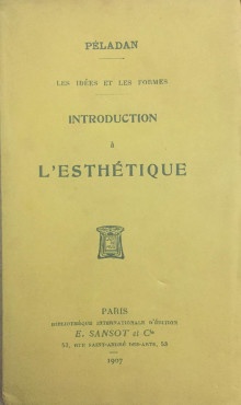  p Introduction p p a p p L Esthetique p p Peladan p 