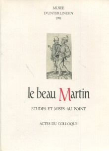  p class  i Le Beau Martin i Etudes et mises au point Actes du colloque p p Chatelet Albert dir p 
