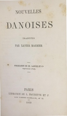 p Nouvelles danoises p p traduites p p par Xavier Marmier p p br p
