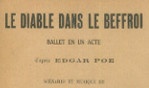 Inghelbrecht   Le diable dans le beffroi