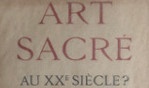 Régamey   Art sacré au XXe siècle