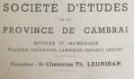 Valenciennes   Société d'études de la province de Cambrai 1940 1941