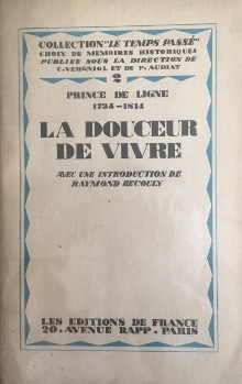 p La douceur de vivre p p Prince de Ligne p p 1735 1814 p