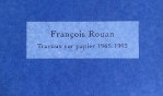 Rouan François   papier beaubourg 1994