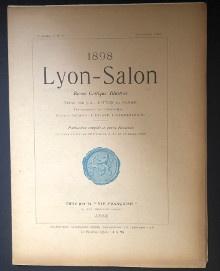  p Lyon Salon p p 1898 p p revue critique illustree p p Texte par J L Vitton et Flamb p p br p 