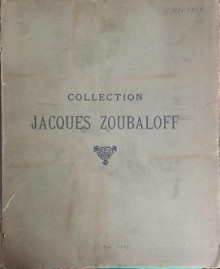  p Collection p p Jacques b Zoubaloff b p p Tableaux modernes et anciens p p Aquarelles et dessins p p Sculptures p p Paris 1929 p 