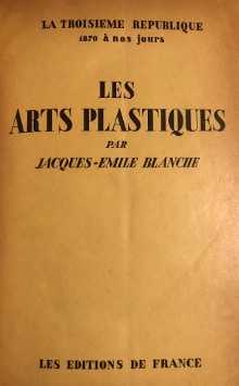 p Les arts plastiques p p Jacques Emile Blanche p