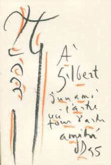  p Olivier Debre Journal d un ete p p avec un b dessin original b p p b et deux envois b p p Leveque Jean Jacques p 