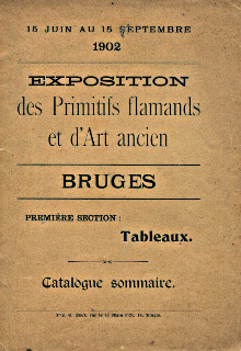  p Exposition des Primitifs flamands et d art ancien Bruges 1902 Premiere section tableaux catalogue sommaire p p br p 