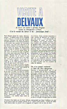 Visite a Delvaux Peignot Jerome