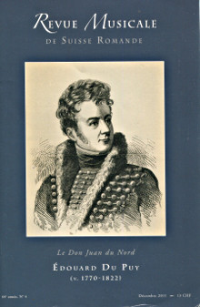 Le Don Juan du Nord Edouard Du Puy v 1770 1822 Arlettaz Vincent