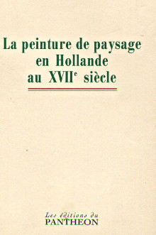 La peinture de paysage en Hollande au XVIIe siecle Verbraeken Rene