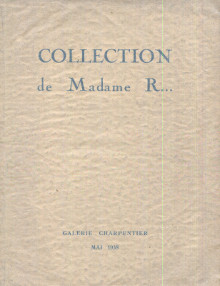 Collection de Madame R Dessins Tableaux anciens 1938 Ader Etienne expert 