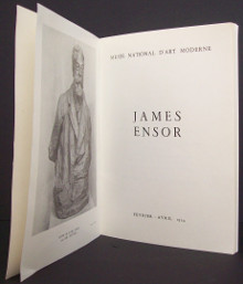 James Ensor Abraham Marcel Cassou Jean Vanbeselaere Walther 