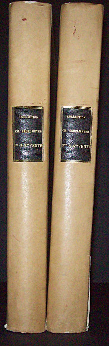 Collection Ch Sedelmeyer Troisieme vente quatrieme vente Feral Jules expert 