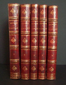Histoire de Flandre 5 volumes Lettenhove Kervyn de