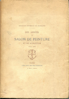 Dix annees du Salon de peinture et de sculpture 1879 1888 Lafenestre Georges