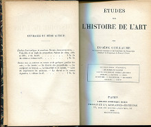 Etudes sur l histoire de l art Guillaume Eugene