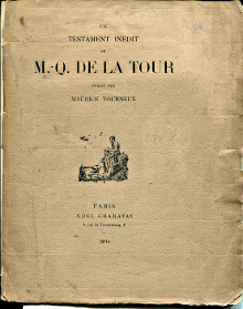 Un testament inedit de M Q De La Tour Tourneux Maurice