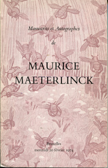 Manuscrits et autographes de Maurice Maeterlinck Vente publique a Bruxelles le mercredi 20 fevrier 1974 Van Nuffel R O J