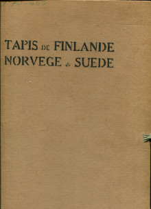Tapis de Finlande Norvege Suede Anonyme