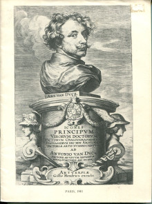 Antoon Van Dyck et son Iconographie eaux fortes gravures et dessins de la fondation Custodia collection Frits Lugt Hoop Scheffer Deiuwke de