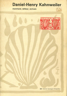 Daniel Henry Kahnweiler marchand editeur ecrivain Monod Fontaine Isabelle dir
