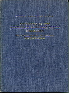 Catalogue of the Constantine Alexander Ionides Collection Vol I Long Basil S