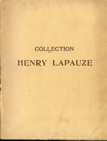 Collection Henry Lapauze Tableaux et Dessins par J A D Ingres 1929 Hessel Jos expert 