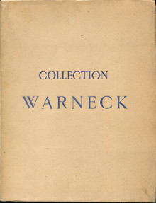 Collection Warneck Tableaux anciens et modernes 1926 Frits Lugt