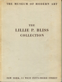 The Lillie P Bliss Collection 1934 The Museum of Modern Art Barr Alfred H