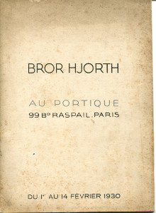 Bror Hjorth Martinie A H