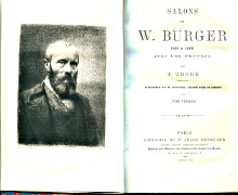 Salons de W Burger 1861 a 1868 avec une preface de T Thore 2 tomes en 2 volumes Thore Theophile William Burger pseud