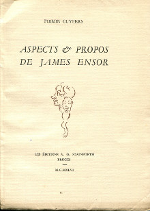 Aspects propos de James Ensor Cuypers Firmin