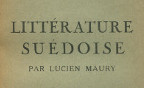 SW   Litt Maury Hist de la litt