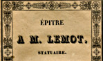 Lemot   Epitre