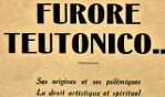 Belgique   Louvain Furore teutonico