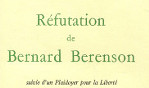 Berenson   Waldemar George 1955