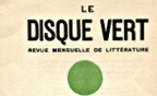 Disque Vert   1922 n° 2