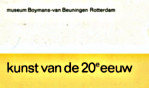 Musée   Rotterdam XXe peint